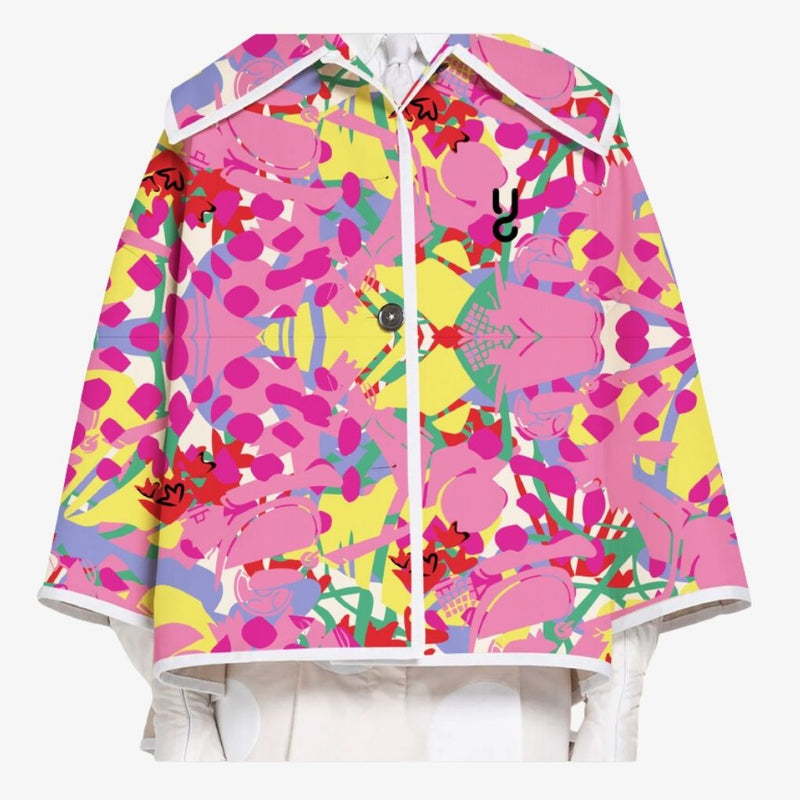 PINK CHAMPÉRE WOMEN'S RAINCOAT